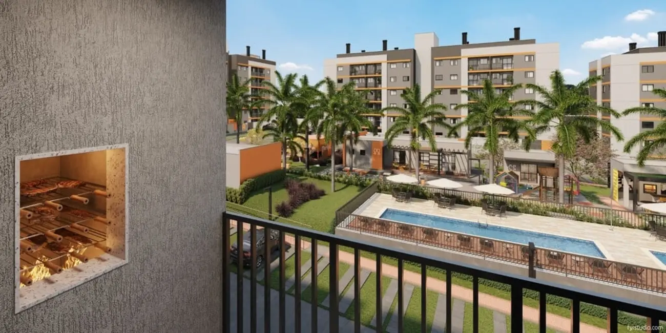 Foto 8 de Apartamento com 3 quartos à venda, 62m2 em Cidade Industrial, Curitiba - PR