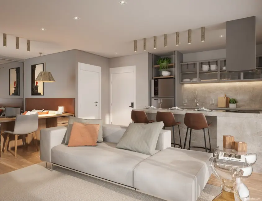 Apartamento com 1 quarto à venda, 48m2 em Bigorrilho, Curitiba - PR - imagem 7 Foto 7 de Apartamento com 1 quarto à venda, 48m2 em Bigorrilho, Curitiba - PR