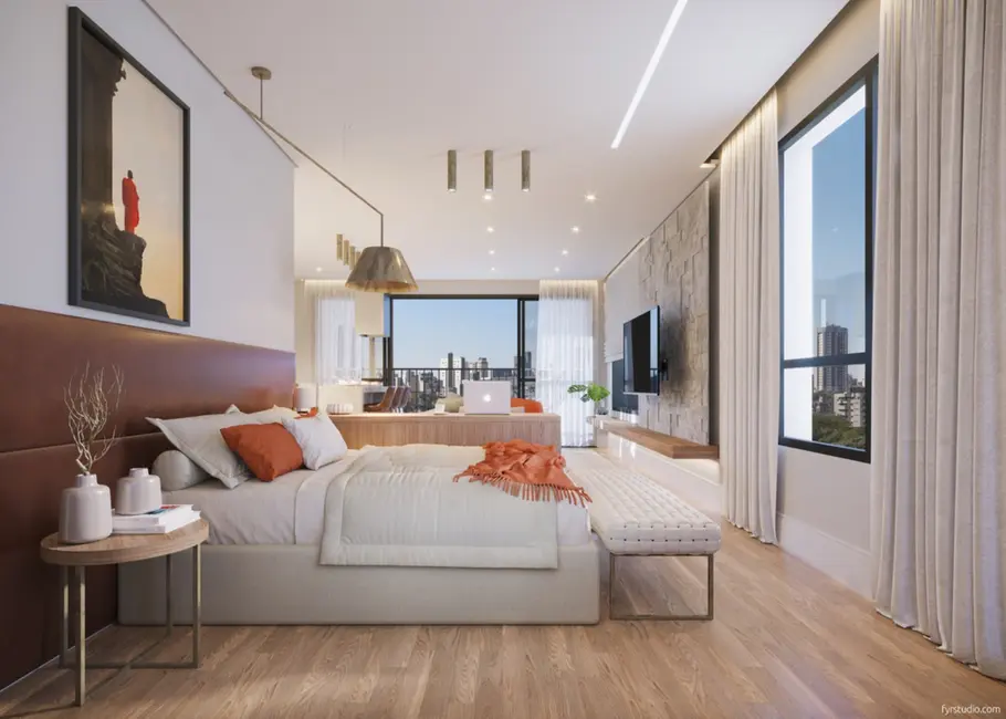 Foto 9 de Apartamento com 1 quarto à venda, 48m2 em Bigorrilho, Curitiba - PR