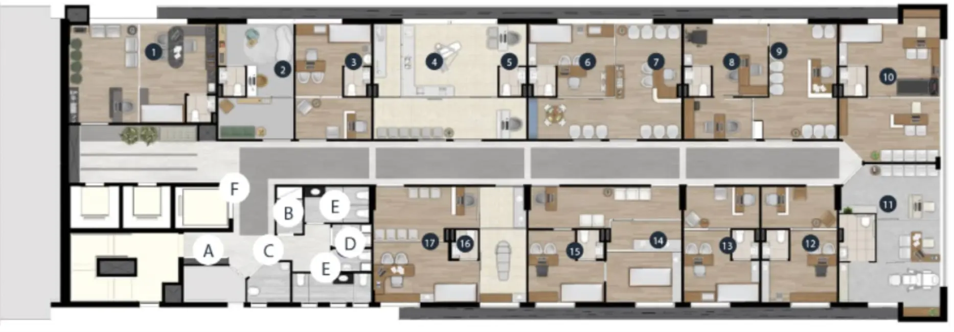 Foto 7 de Sala Comercial à venda, 22m2 em Batel, Curitiba - PR