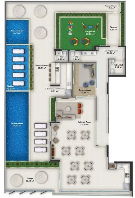 Foto 2 de Apartamento com 3 quartos à venda, 137m2 em Meia Praia, Itapema - SC