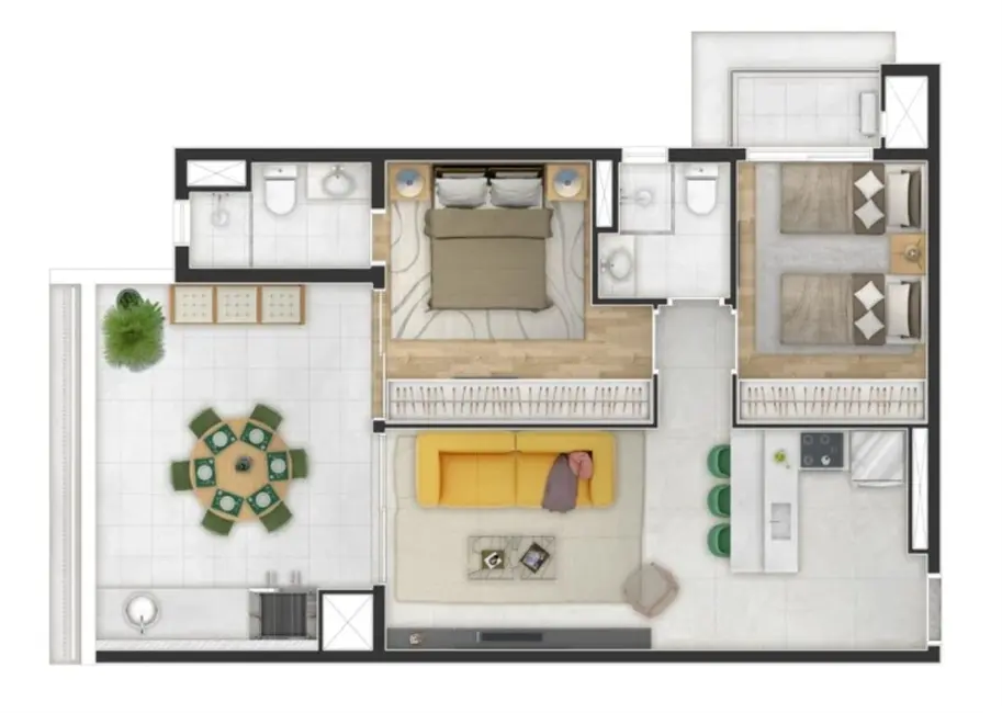 Foto 4 de Apartamento com 2 quartos à venda, 71m2 em Jardim Paulista, São Paulo - SP