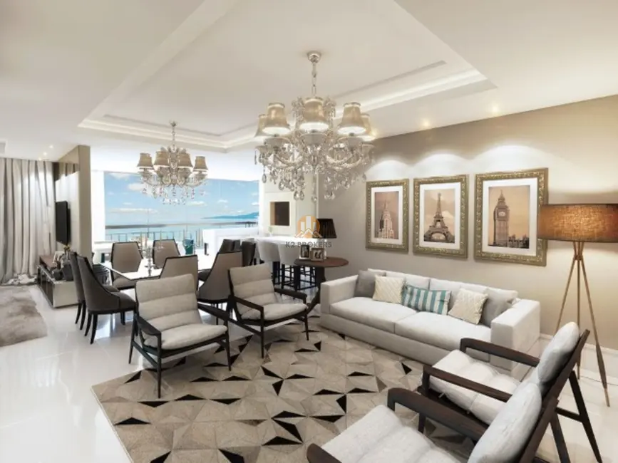 Foto 1 de Apartamento com 4 quartos à venda, 187m2 em Meia Praia, Itapema - SC