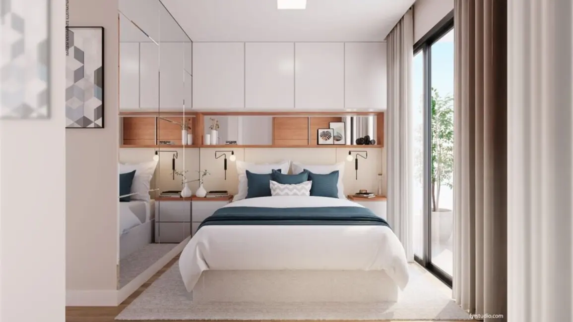 Foto 5 de Apartamento com 2 quartos à venda, 47m2 em Capão Raso, Curitiba - PR