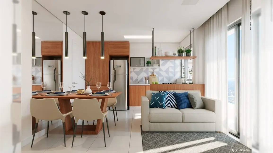 Foto 3 de Apartamento com 2 quartos à venda, 47m2 em Capão Raso, Curitiba - PR