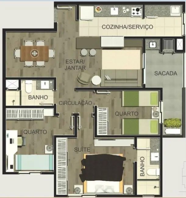 Foto 7 de Apartamento com 3 quartos à venda, 78m2 em Vila Izabel, Curitiba - PR