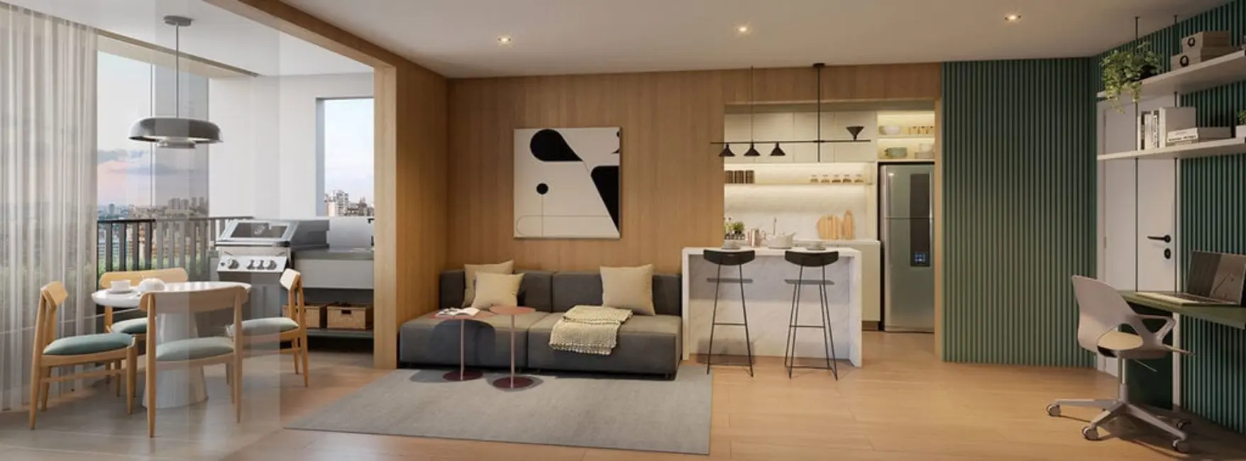 Apartamento com 2 quartos à venda, 69m2 em Mirandópolis, São Paulo - SP - imagem 5 Foto 5 de Apartamento com 2 quartos à venda, 69m2 em Mirandópolis, São Paulo - SP