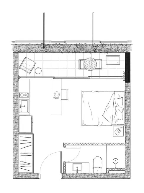 Foto 4 de Apartamento com 1 quarto à venda, 26m2 em Vila Madalena, São Paulo - SP