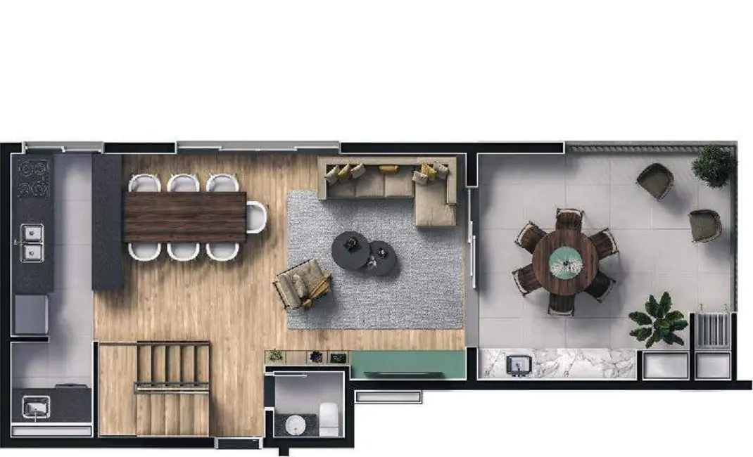 Foto 22 de Apartamento com 2 quartos à venda, 128m2 em Portão, Curitiba - PR