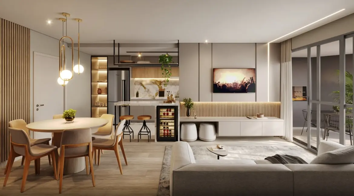 Foto 6 de Apartamento com 3 quartos à venda, 112m2 em Ahú, Curitiba - PR