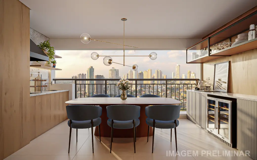 Apartamento com 3 quartos à venda, 103m2 em Tatuapé, São Paulo - SP - imagem 8 Foto 8 de Apartamento com 3 quartos à venda, 103m2 em Tatuapé, São Paulo - SP