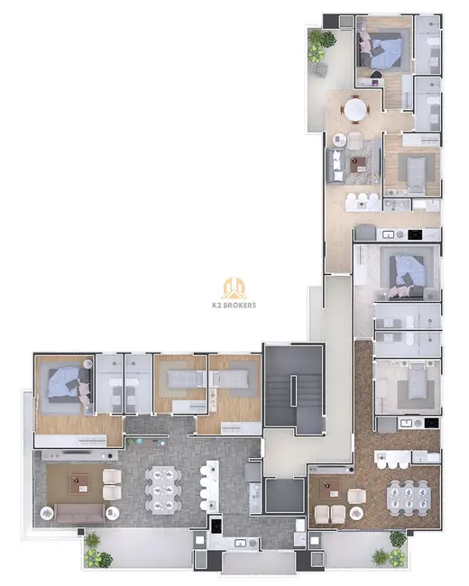 Foto 2 de Apartamento com 3 quartos à venda, 120m2 em Centro, Guaratuba - PR