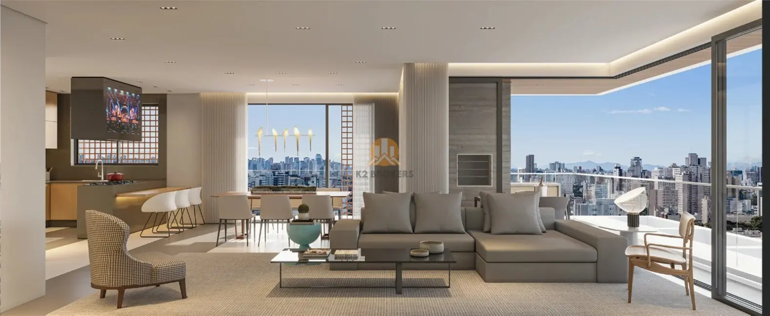 Foto 3 de Apartamento com 4 quartos à venda, 303m2 em Centro, Curitiba - PR