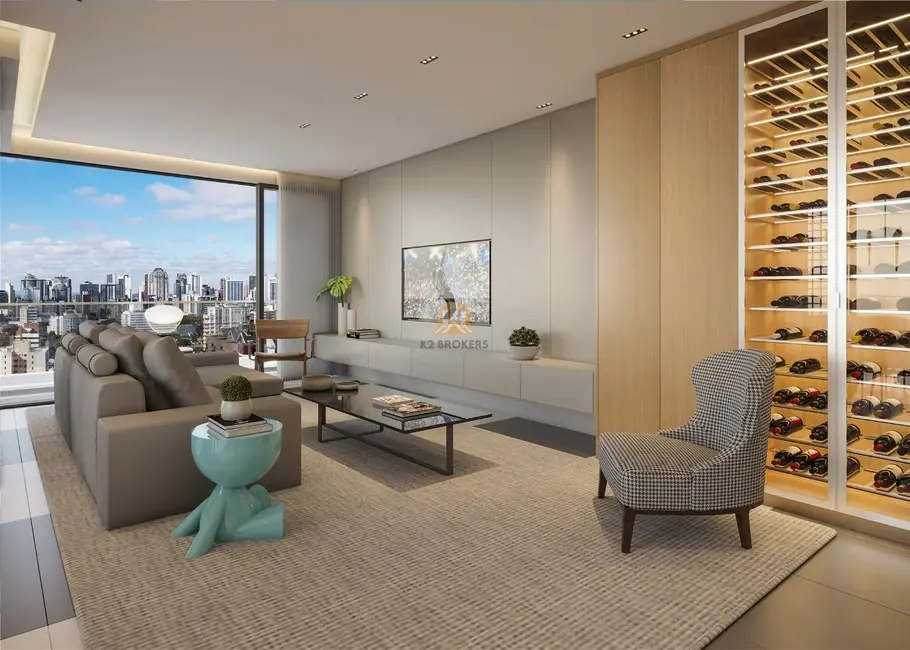 Apartamento com 3 quartos à venda, 246m2 em Centro, Curitiba - PR - imagem 4 Foto 4 de Apartamento com 3 quartos à venda, 246m2 em Centro, Curitiba - PR