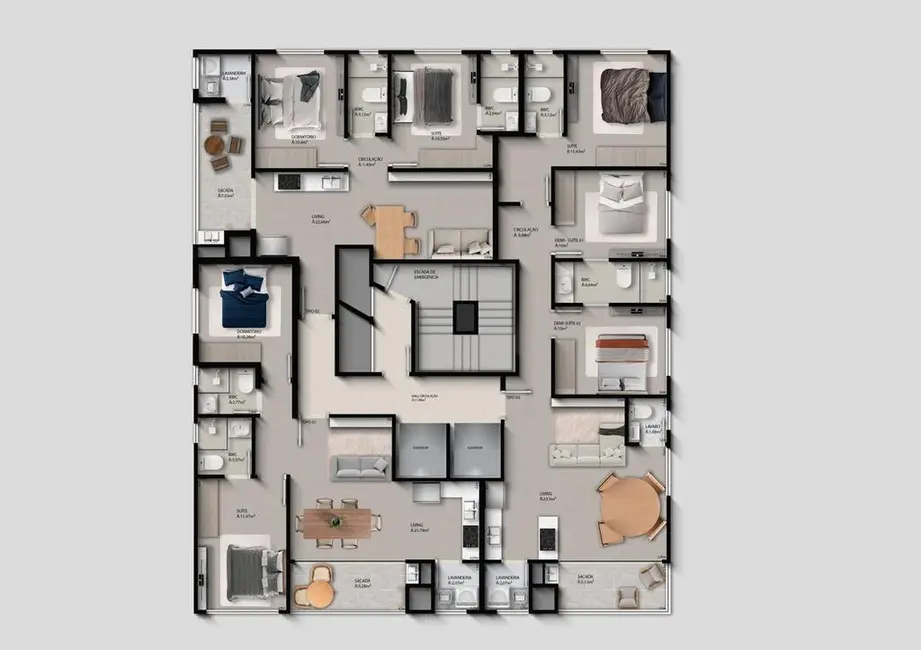 Foto 7 de Apartamento com 3 quartos à venda, 100m2 em Porto Belo - SC