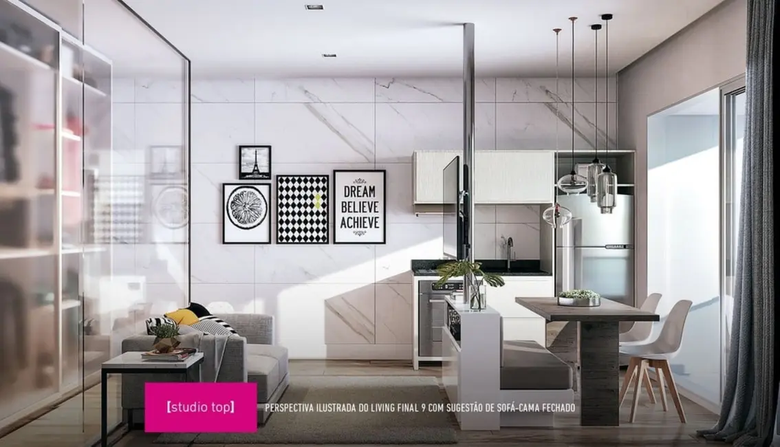 Apartamento com 1 quarto à venda, 35m2 em Moema, São Paulo - SP - imagem 6 Foto 6 de Apartamento com 1 quarto à venda, 35m2 em Moema, São Paulo - SP