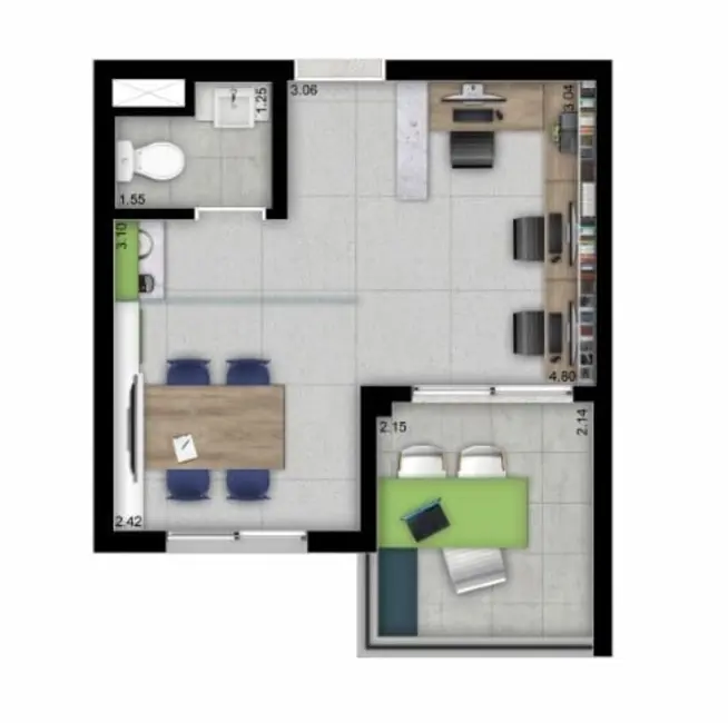 Foto 9 de Sala Comercial à venda, 55m2 em Tatuapé, São Paulo - SP