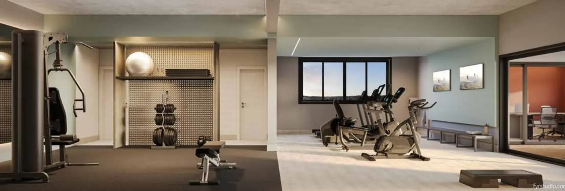 Foto 7 de Apartamento com 1 quarto à venda, 30m2 em Campo Comprido, Curitiba - PR