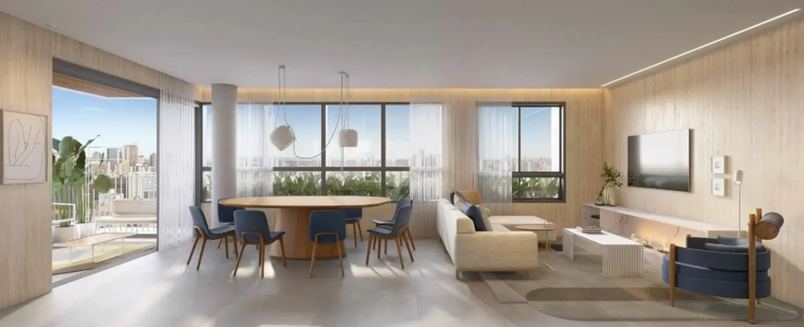 Foto 4 de Apartamento com 3 quartos à venda, 316m2 em Ahú, Curitiba - PR