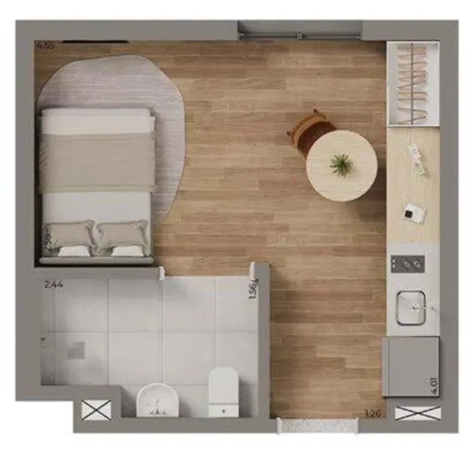 Foto 8 de Apartamento com 1 quarto à venda, 31m2 em Saúde, São Paulo - SP