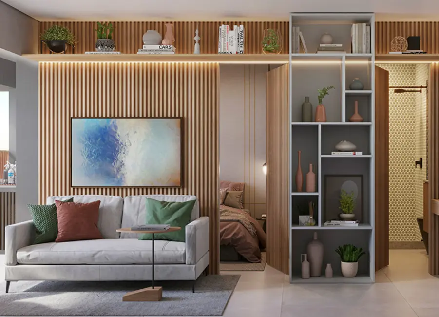 Foto 4 de Apartamento com 1 quarto à venda, 34m2 em Campo Belo, São Paulo - SP