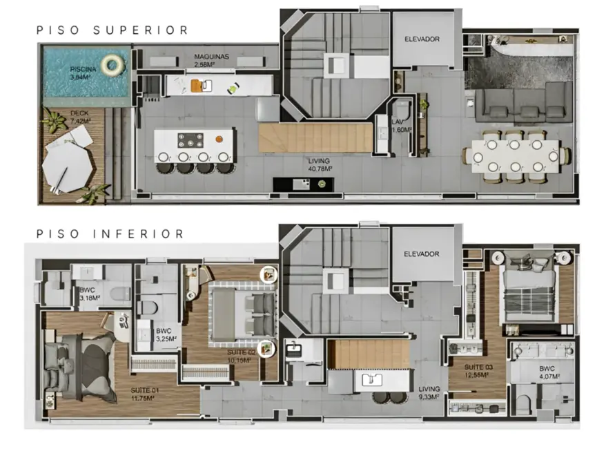 Foto 8 de Apartamento com 3 quartos à venda, 144m2 em Centro, Balneario Camboriu - SC