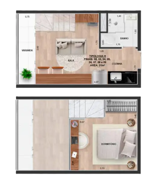 Foto 9 de Apartamento com 2 quartos à venda, 33m2 em Vila Matilde, São Paulo - SP