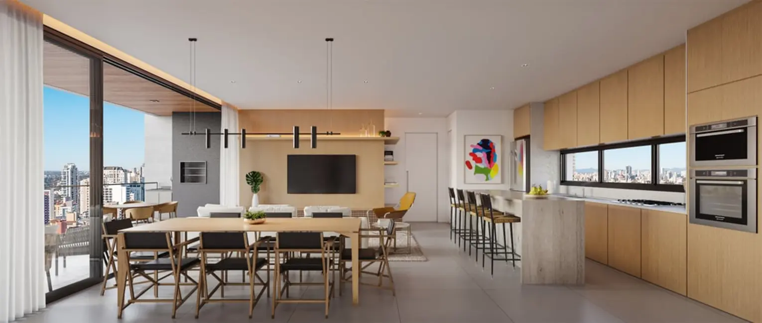 Apartamento com 3 quartos à venda, 260m2 em Curitiba - PR - imagem 8 Foto 8 de Apartamento com 3 quartos à venda, 260m2 em Curitiba - PR