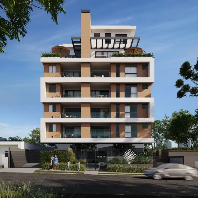 Foto 1 de Apartamento com 3 quartos à venda, 121m2 em Mercês, Curitiba - PR