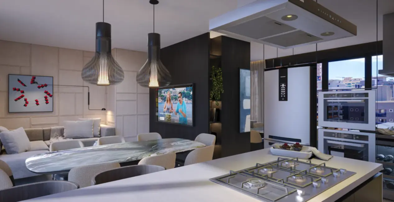 Apartamento com 3 quartos à venda, 104m2 em Meia Praia, Itapema - SC - imagem 5 Foto 5 de Apartamento com 3 quartos à venda, 104m2 em Meia Praia, Itapema - SC