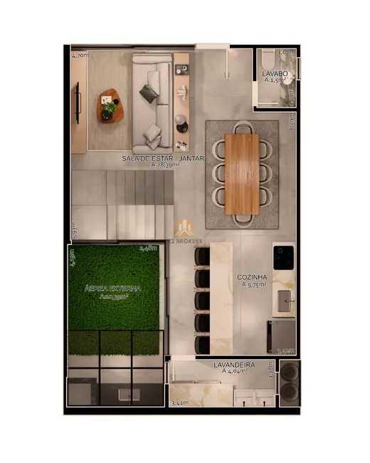 Foto 3 de Casa de Condomínio com 3 quartos à venda, 120m2 em Pilarzinho, Curitiba - PR