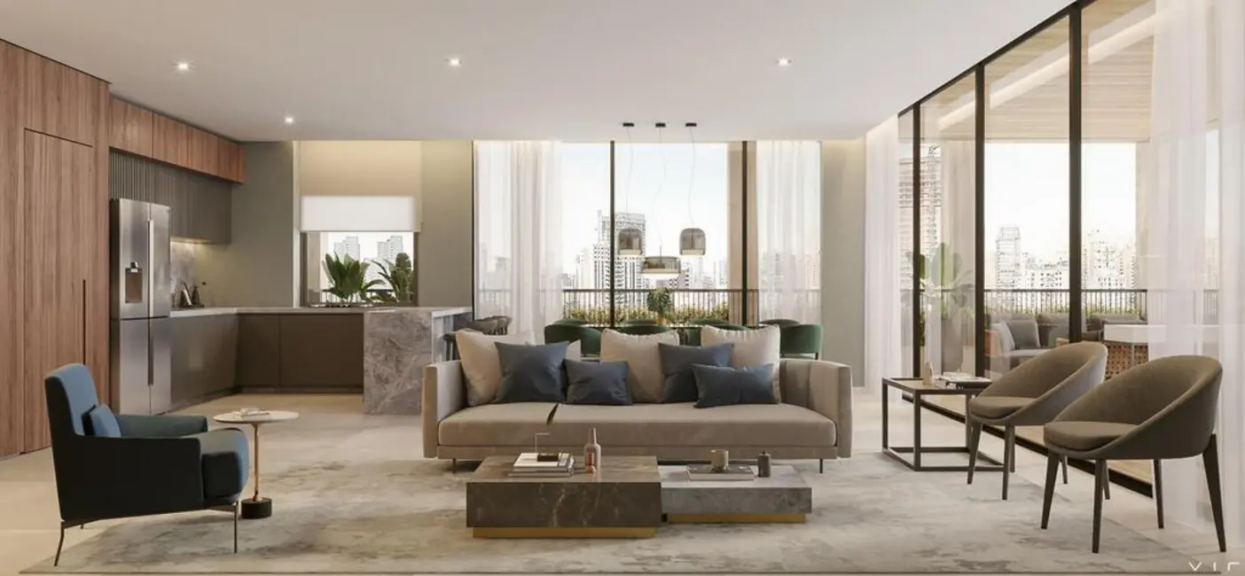 Apartamento com 3 quartos à venda, 491m2 em Vila Nova Conceição, São Paulo - SP - imagem 7 Foto 7 de Apartamento com 3 quartos à venda, 491m2 em Vila Nova Conceição, São Paulo - SP