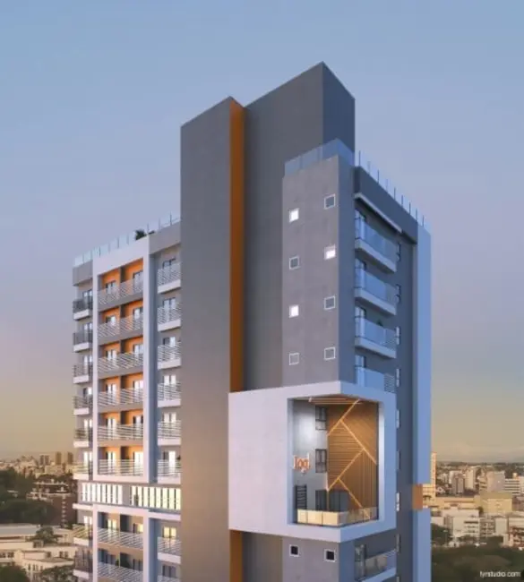Foto 2 de Apartamento com 1 quarto à venda, 25m2 em Centro, Curitiba - PR