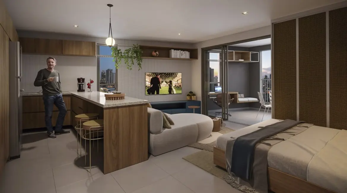 Foto 7 de Apartamento com 1 quarto à venda, 20m2 em Quarta Parada, São Paulo - SP