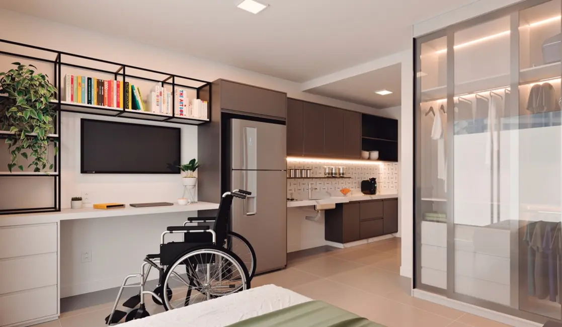 Foto 4 de Apartamento com 1 quarto à venda, 24m2 em Barra Funda, São Paulo - SP