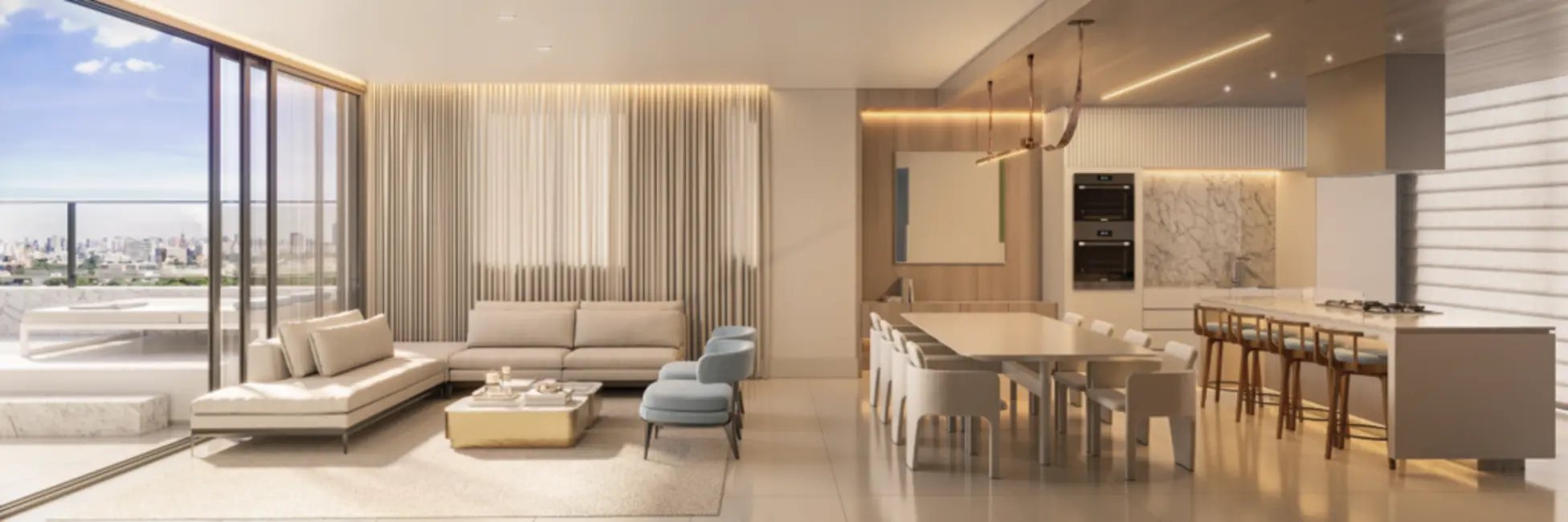 Foto 7 de Apartamento com 3 quartos à venda, 169m2 em Mercês, Curitiba - PR