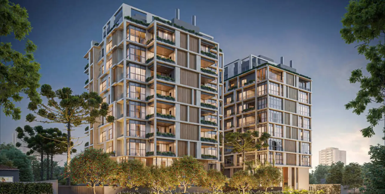 Foto 2 de Apartamento com 4 quartos à venda, 203m2 em Cabral, Curitiba - PR