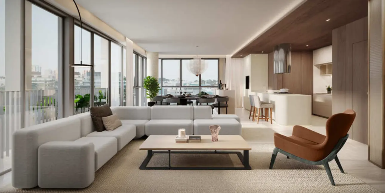 Foto 9 de Apartamento com 2 quartos à venda, 129m2 em Cabral, Curitiba - PR