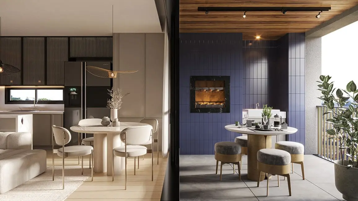 Foto 5 de Apartamento com 3 quartos à venda, 87m2 em Santa Quitéria, Curitiba - PR