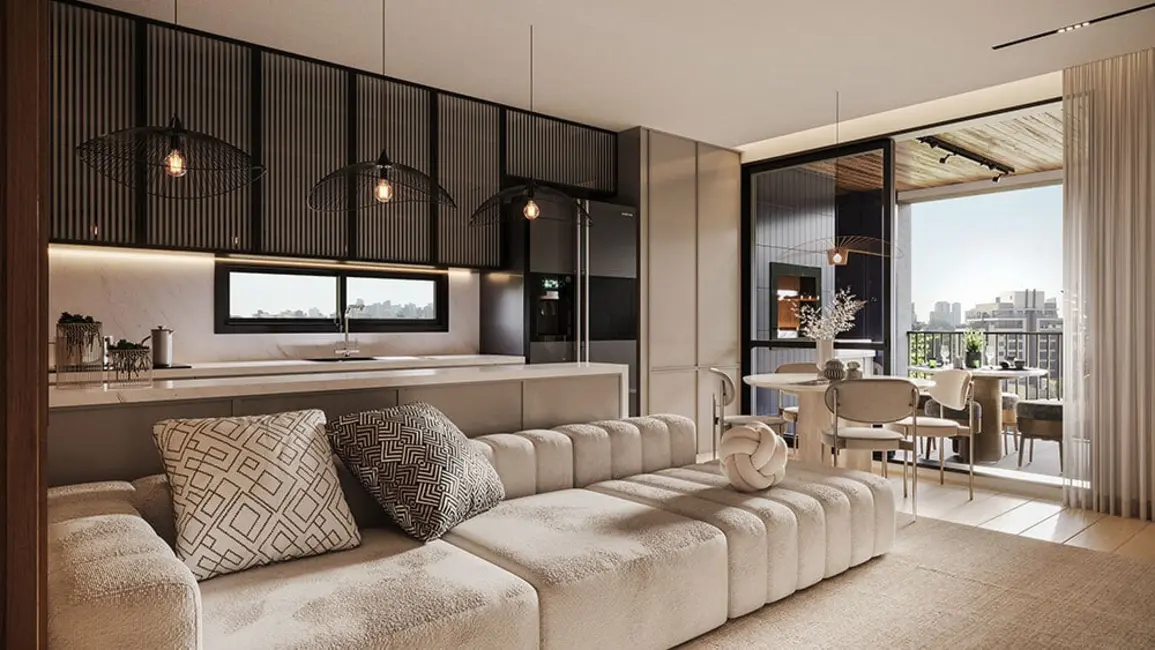 Foto 4 de Apartamento com 3 quartos à venda, 87m2 em Santa Quitéria, Curitiba - PR