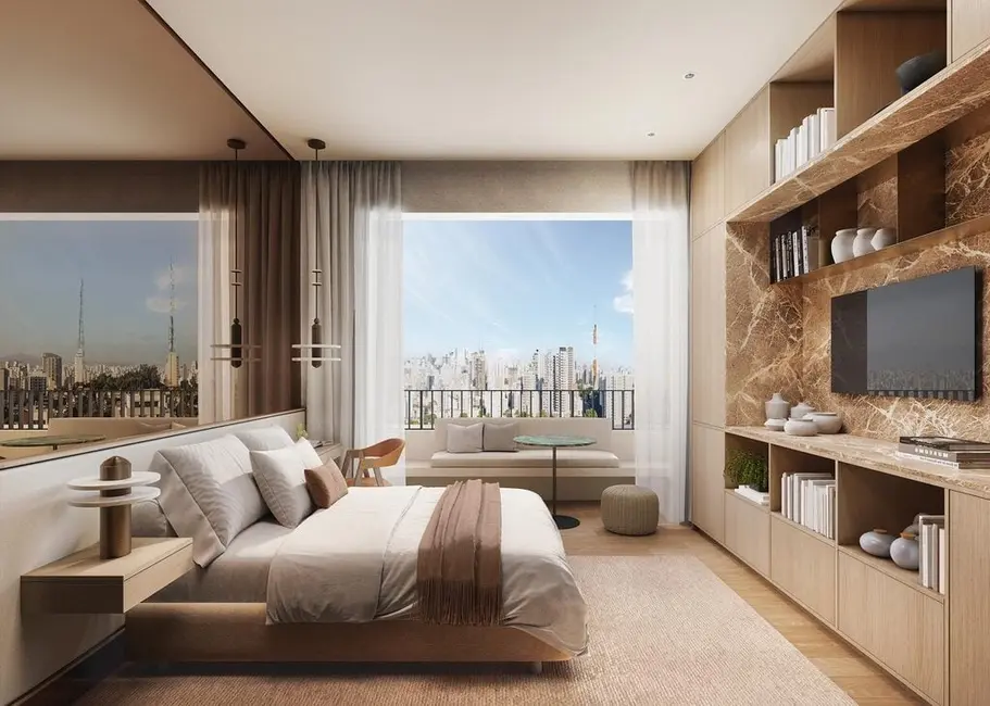 Apartamento com 1 quarto à venda, 29m2 em Vila Madalena, São Paulo - SP - imagem 4 Foto 4 de Apartamento com 1 quarto à venda, 29m2 em Vila Madalena, São Paulo - SP