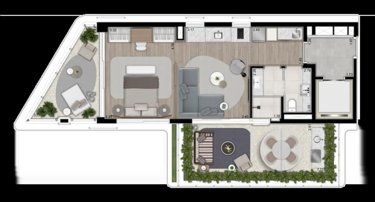 Foto 8 de Apartamento com 1 quarto à venda, 82m2 em Alto de Pinheiros, São Paulo - SP