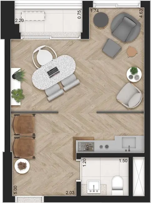 Foto 5 de Sala Comercial à venda, 39m2 em Tatuapé, São Paulo - SP