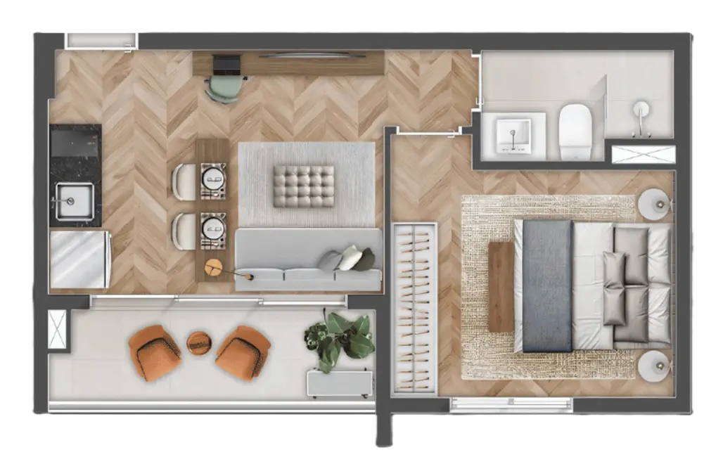 Foto 7 de Apartamento com 1 quarto à venda, 25m2 em Aclimação, São Paulo - SP