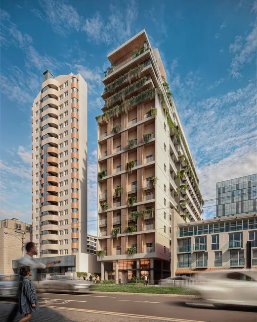 Foto 2 de Apartamento com 1 quarto à venda, 33m2 em Centro, Curitiba - PR