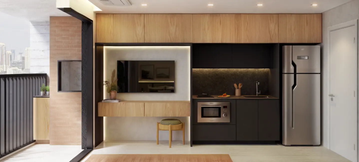 Foto 6 de Apartamento com 1 quarto à venda, 22m2 em Bigorrilho, Curitiba - PR