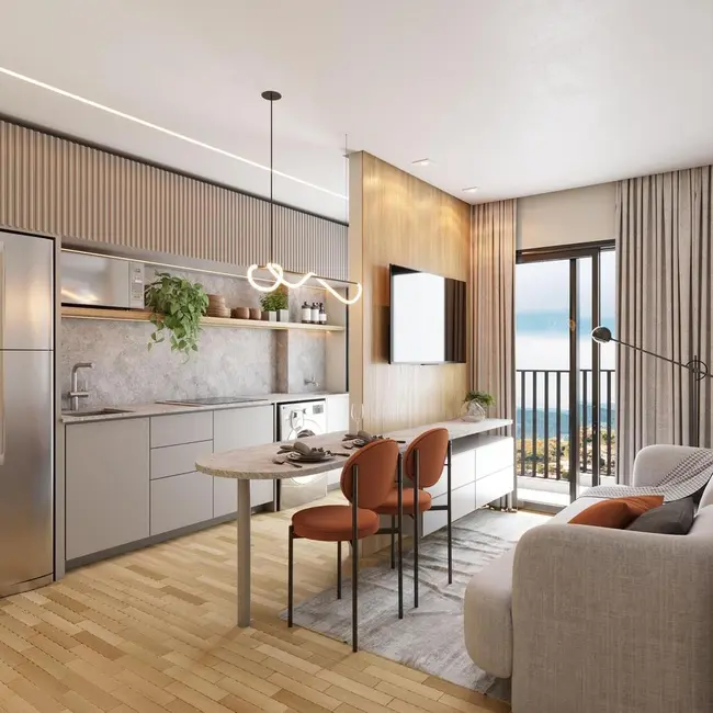 Foto 3 de Apartamento com 1 quarto à venda, 33m2 em Portão, Curitiba - PR