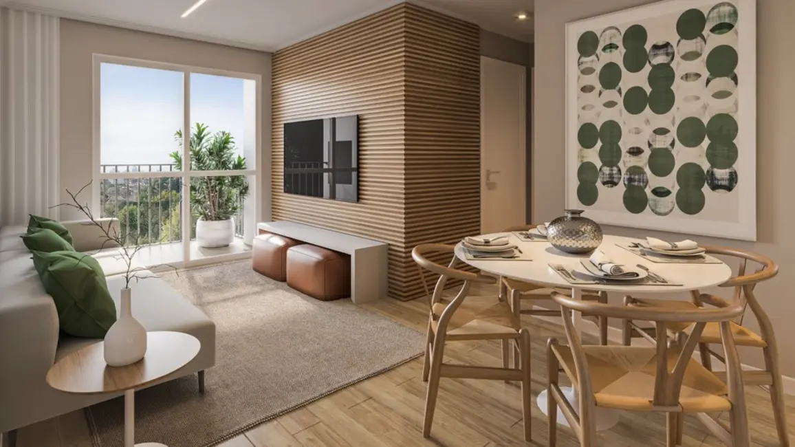 Foto 2 de Apartamento com 3 quartos à venda, 60m2 em Campo Comprido, Curitiba - PR