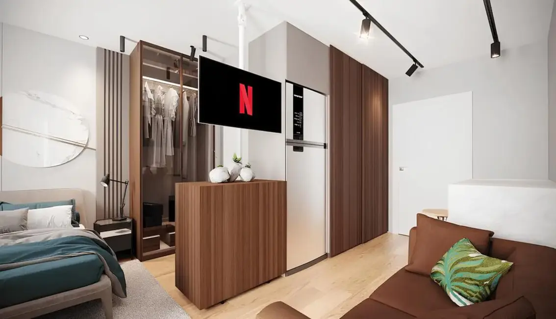 Apartamento com 1 quarto à venda, 57m2 em Campo Belo, São Paulo - SP - imagem 4 Foto 4 de Apartamento com 1 quarto à venda, 57m2 em Campo Belo, São Paulo - SP