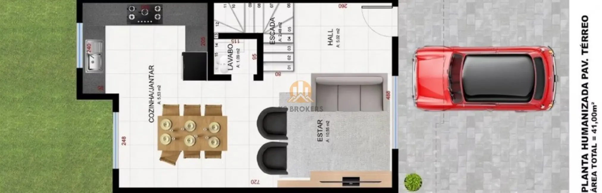 Casa de Condomínio com 3 quartos à venda, 103m2 em Alto Boqueirão, Curitiba - PR - imagem 4 Foto 4 de Casa de Condomínio com 3 quartos à venda, 103m2 em Alto Boqueirão, Curitiba - PR